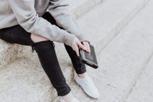 child or teen choosing to meditate on God's Word